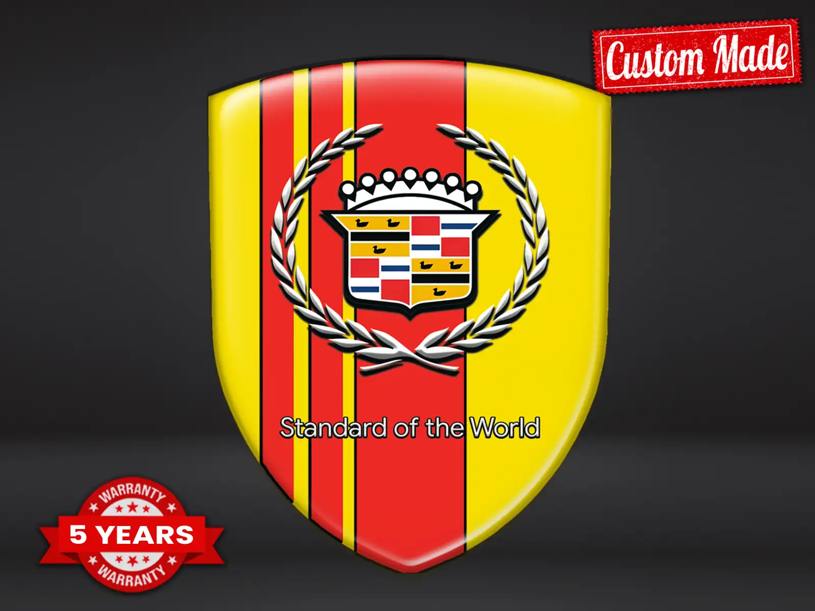 Cadillac Logosticker Personalisierbar Racing Exklusiv Universal